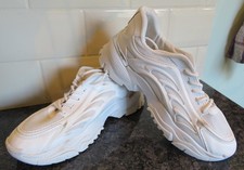 Cuccoo Chunky White Trainers UK Size 9 / EU Size 43
