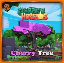 [Garden Horizons🌱]  Cherry 🍒 [Legendary Seed/Tree - Potato Plum Rose & more]