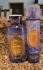 Bath & Body Works Disney Princess CINDERELLA Set Body Wash & Fragrance Mist 1 Ea