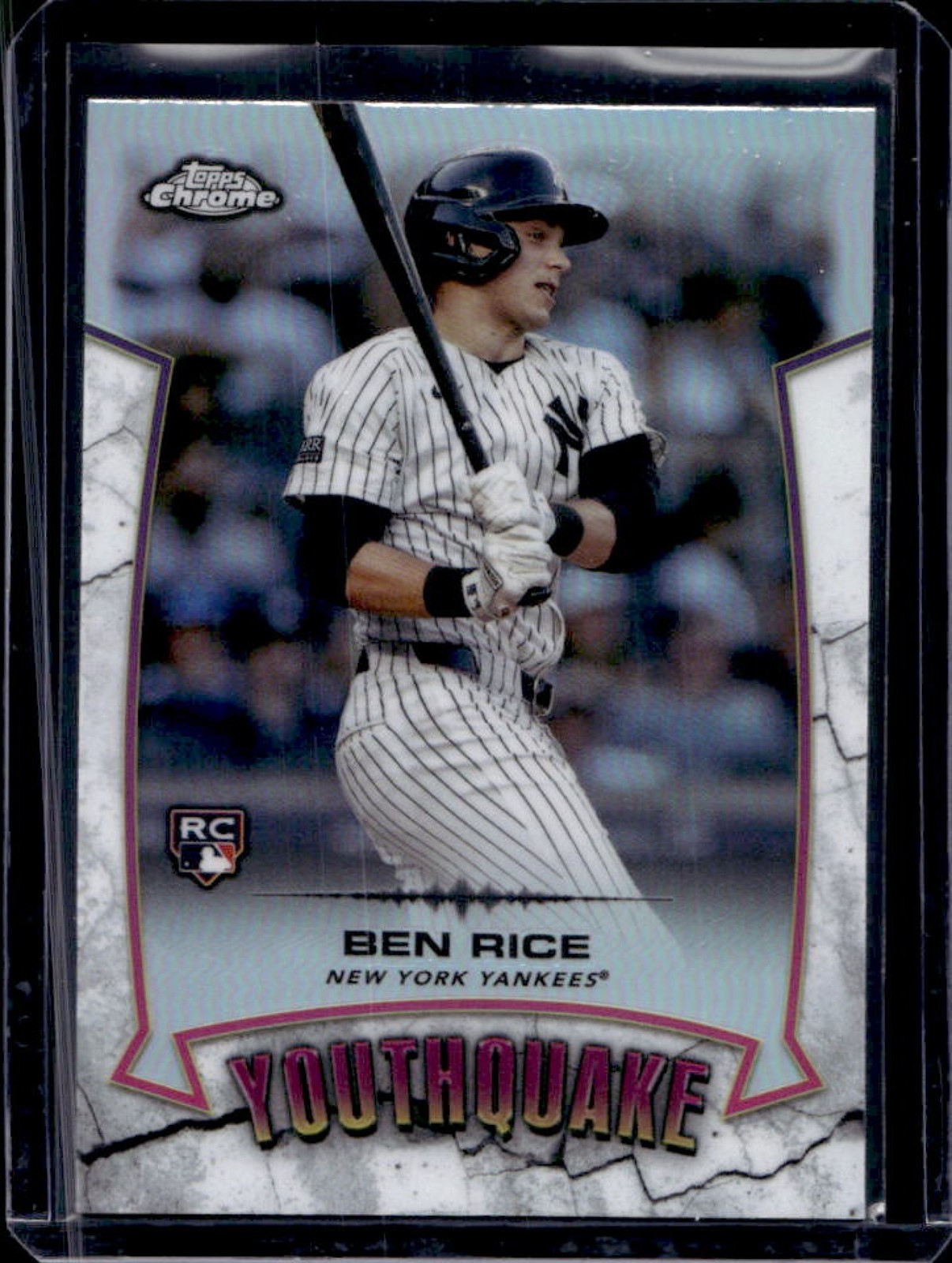 2025 Topps Chrome Ben Rice YouthQuake RC Rookie #YQ-13 Yankees