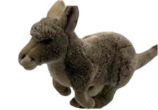 FAO SCHWARZ Brown Lightweight Soft Kangaroo Plush Toy Stuffed Animal Large 30  