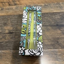 Vera Bradley Decorative Floral Pen  Pencil Set Boxed Collectible