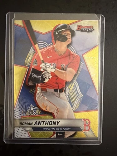 2025 Bowman’s Best Roman Anthony Yellow Lazer /75