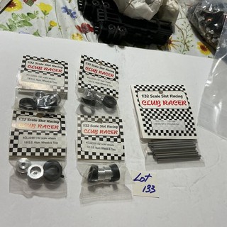 VINTAGE 5 PACK LOT CLUB RACER SLOT CAR PARTS / NEW OLD STOCK / AXLES / LOT 133!!
