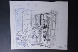 Dessin original Didier Savard (Dick Hérisson)