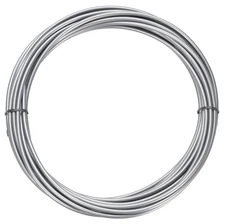 Jagwire 4mm Sport Derailleur Housing W/ Slick-Lube Liner 10M Roll, Pearl Silver