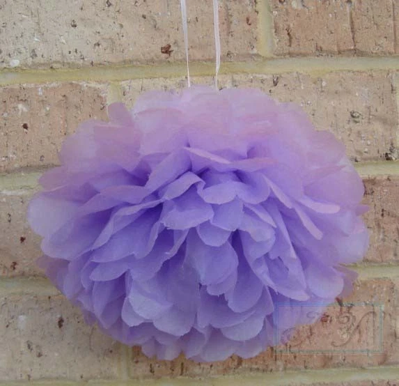 18x pompones de papel linternas de papel boda cumpleaños aniversario barra colgante decoración Foto 2 de 4