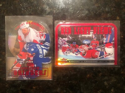 2014-15 Fleer Ultra Hockey Niklas Kronwall Gongshow Grinders Red Light Views Lot