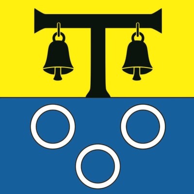 Aufkleber St. Antoni (Schweiz) Flagge Fahne 20 x 20 cm Autoaufkleber