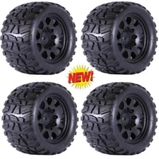 Powerhobby Raptor XL Belted Tires / Viper Wheels (4) FOR Traxxas X-Maxx 24MM