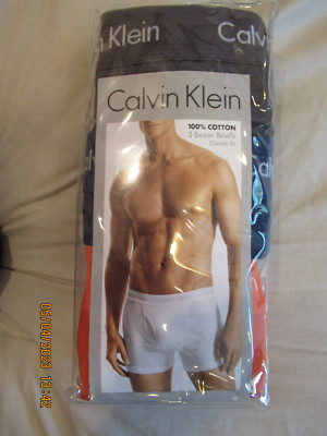 Calvin Klein Classic Boxer Briefs / !00% Soft Cotton - Hard to Find!  -WAS 42.99