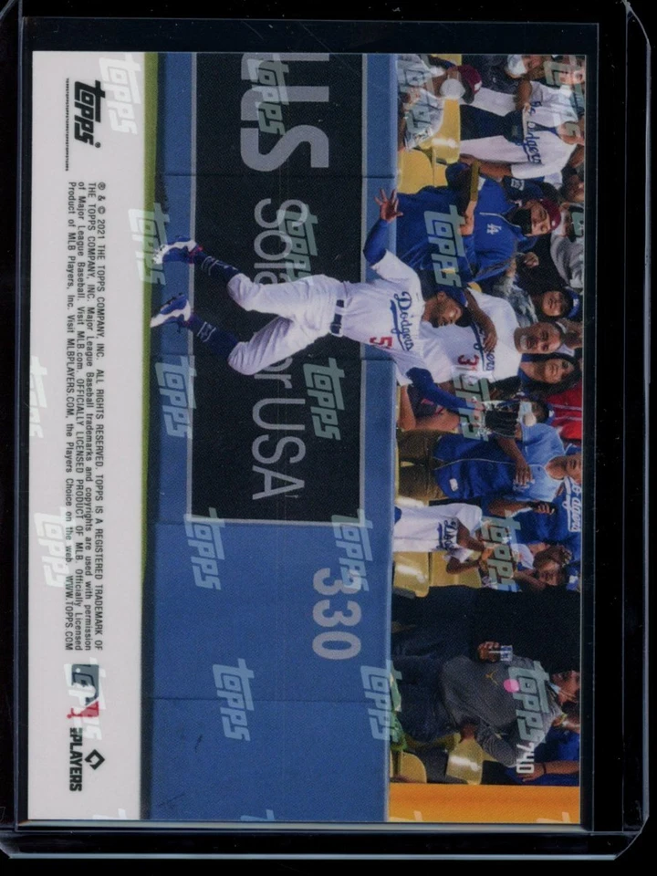 2021 Topps Now #740 Mookie Betts Base Card - Image 2 of 2