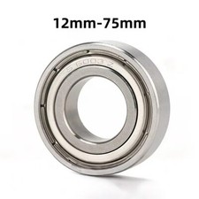 Metal Shielded Bore Stainless Steels ZZ Bearings Series Diameter 12mm-75mm