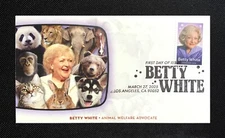 2025 Betty White Forever Stamp FDC: Design 7/7: Animal Welfare - Ciccolella FDC