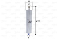 Valeo Kraftstofffilter Filter Leitungsfilter FüR Audi A6 Avant A4