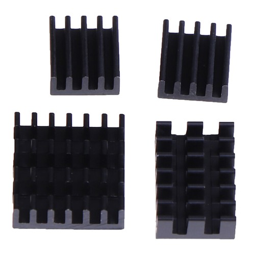 4Pcs For Raspberry Pi 4B Aluminum Heatsink Radiator Cooler Kit for Raspberry JEO - Afbeelding 7 van 16