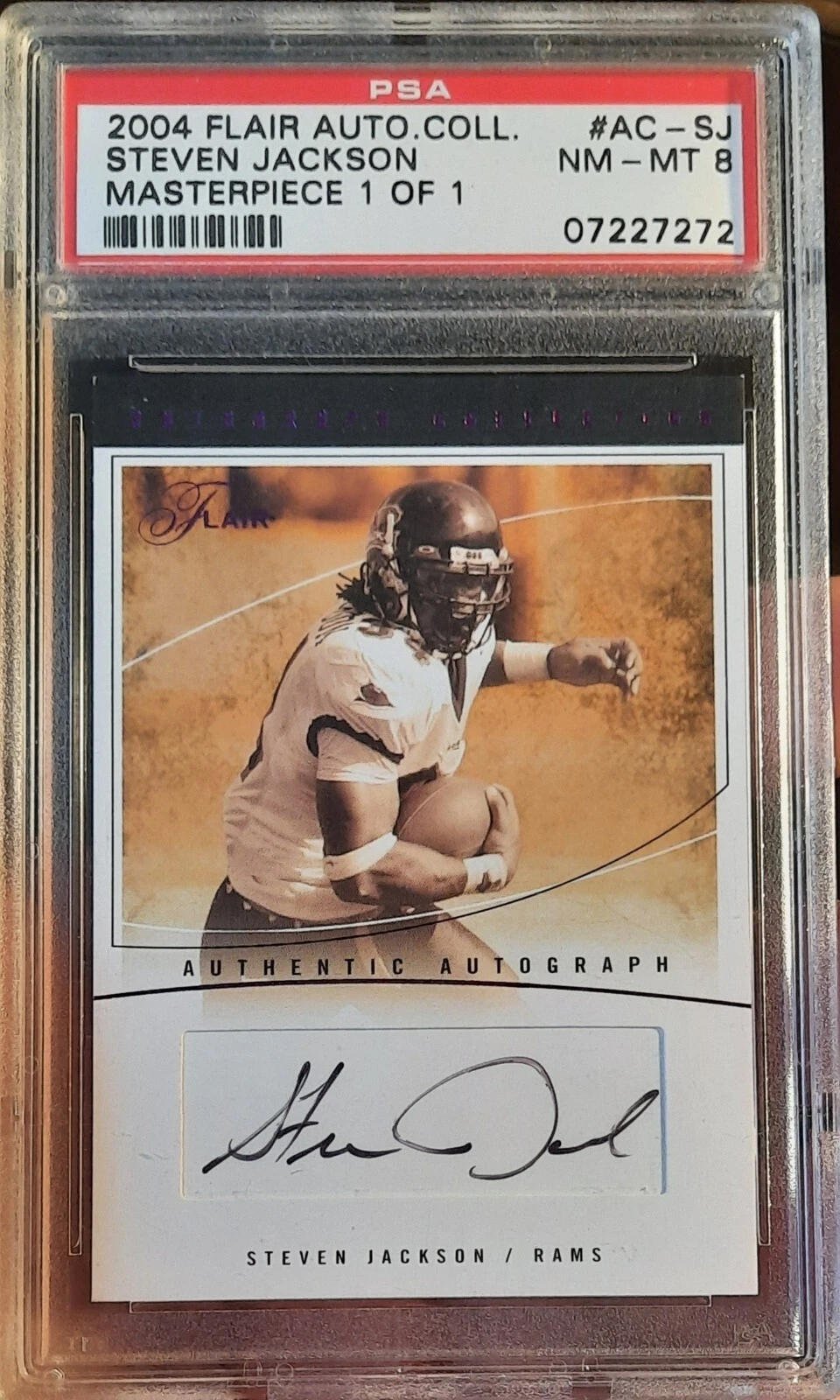 Steven Jackson Flair Autograph Collection #ACSJ Masterpiece 1 of 1