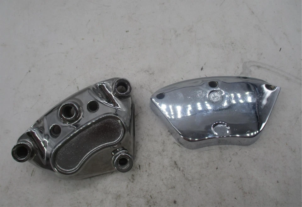 Harley Davidson Touring Dyna FXD Softail FXST Chrome Right Front Brake Caliper - Image 4 of 4