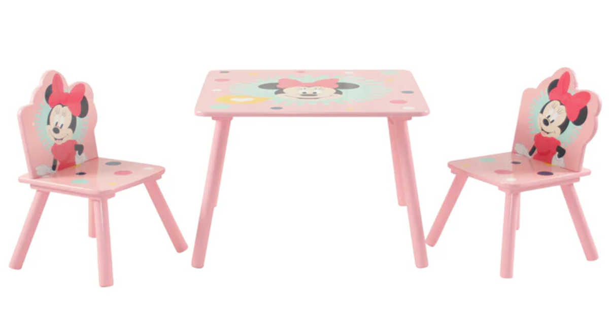 Disney Minnie Mouse Table and Chairs Brand New Children's Furniture Table  Set