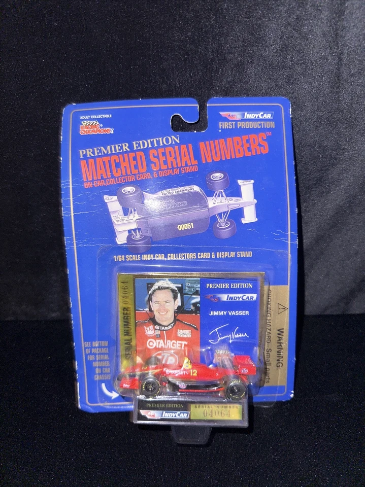 1995 Racing Champions Jimmy Vasser #12 Target Indy Car 1/64 Limited Diecast - Image 3 of 3