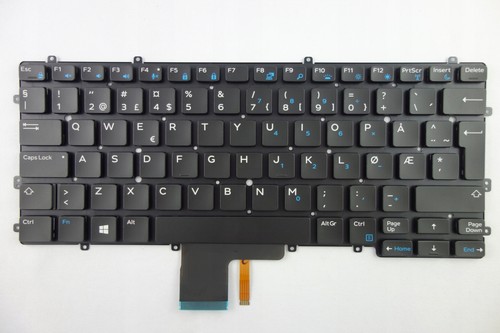 NEW Genuine Keyboard for Dell Latitude 7370 NSK-LZABC GXH77 / 0GXH77 - Zdjęcie 10 z 10