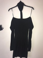 Image of Women’s missguided Black High Neck Sleeveless Dress Size M
