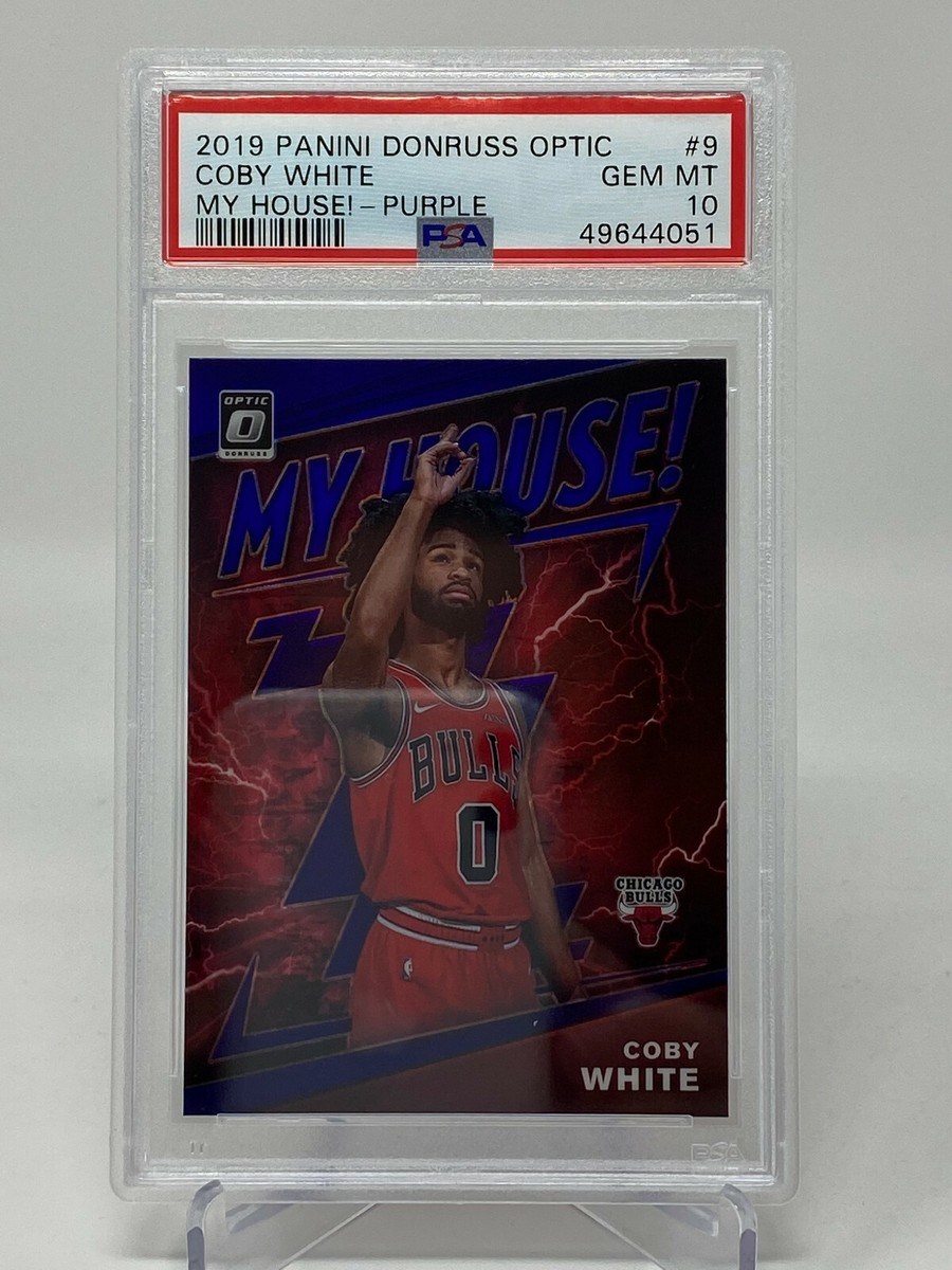 2019 Panini Donruss Optic #9 Coby White PSA 10 My House Purple