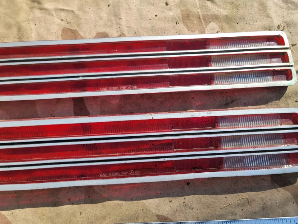 1974 1975 1976 1977 Dodge Plymouth Fury luz trasera conjunto de lentes OEM Foto 3 de 4