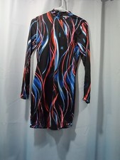 BRAND NEW WOMEN'S MULTICOLOR MOCK-NECK DRESS SIZE MEDIUM