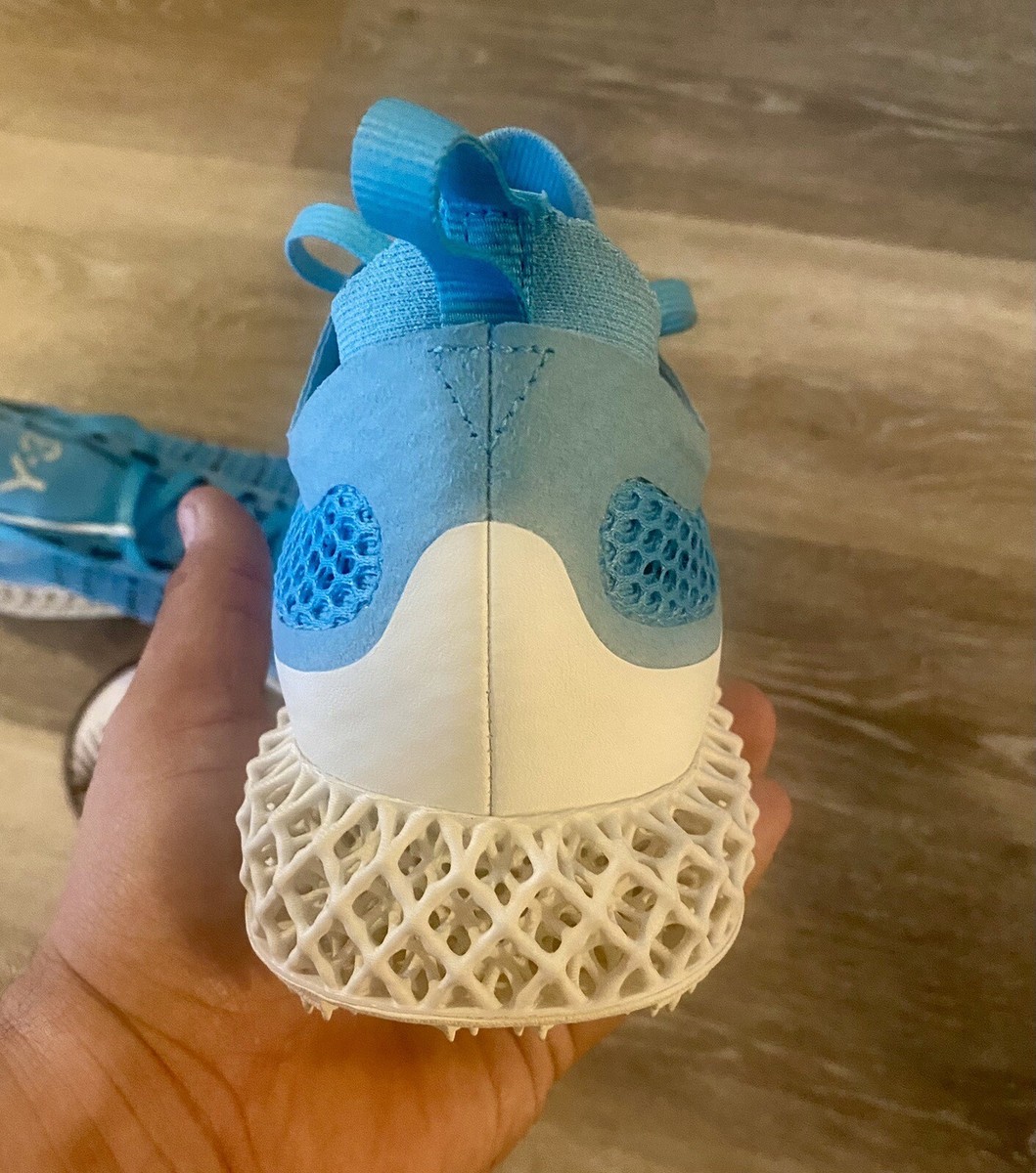 Adidas Y-3 Runner 4D Halo Core 'Blue Off White' ID7270 Men's 6.5