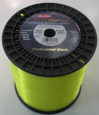 Berkley 1249143 PS350-FY Pro Spec Line 3 Lb Spool Fluorescent Yellow