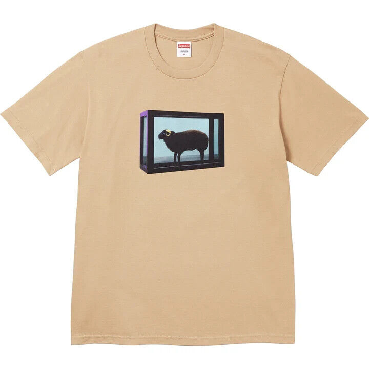 Supreme SS25 Damien Hirst Sheep tee Abstract Artist Khaki Supreme SS25 Damien Hirst Sheep tee Abstract Artist Khaki