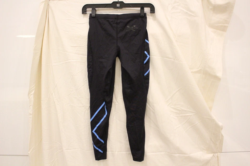 2XU Tights Women's Size XS XSMALL BLACK/BLUE NEW NO TAGS - Image 4 of 4