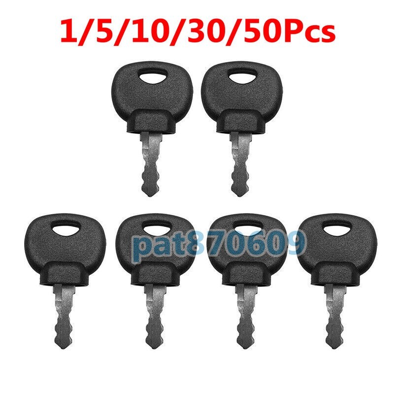 1-50PCS SPARE 14607 IGNITION KEY PLANT APPLICATION JCB BOMAG HATZ ...
