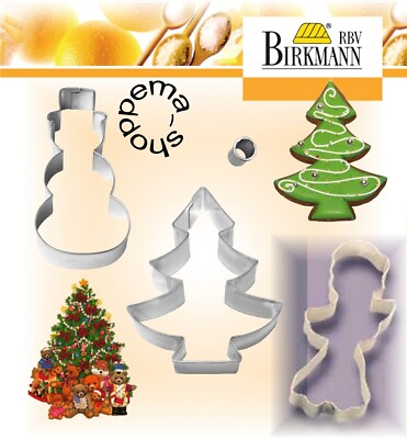 Ausstecher  Keks Ausstechform  Keksausstecher Lebkuchen B Edelstahl RBV Birkmann