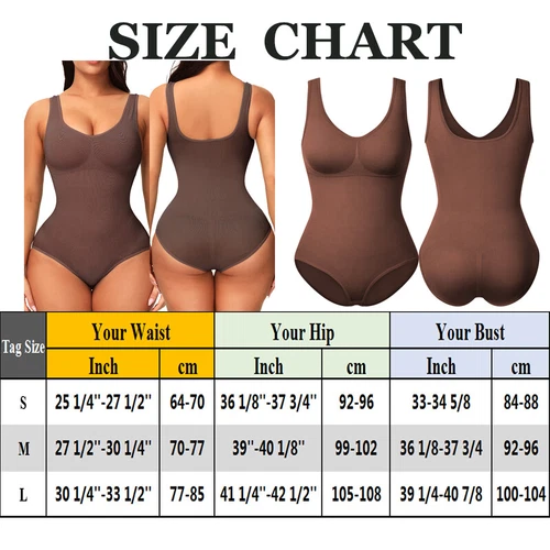 Fajas Colombianas Reductoras Jumpsuit integrierter BH Ganzkörper Body Shaper Top - Bild 38 von 49