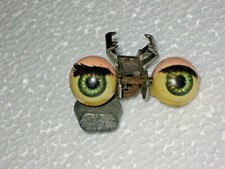 Vintage 12mm Sleep Eyes for doll about 10" Blue Old stock