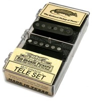 Rio Grande Muy Grande Pickup Set For Telecaster, Black Rio Grande Muy Grande Pickup Set For Telecaster, Black