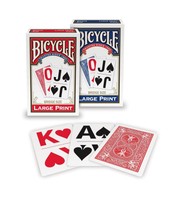 Bicycle Large Print Playing Cards 1-pack Free Shipping Bicycle Large Print Playing Cards 1-pack Free Shipping