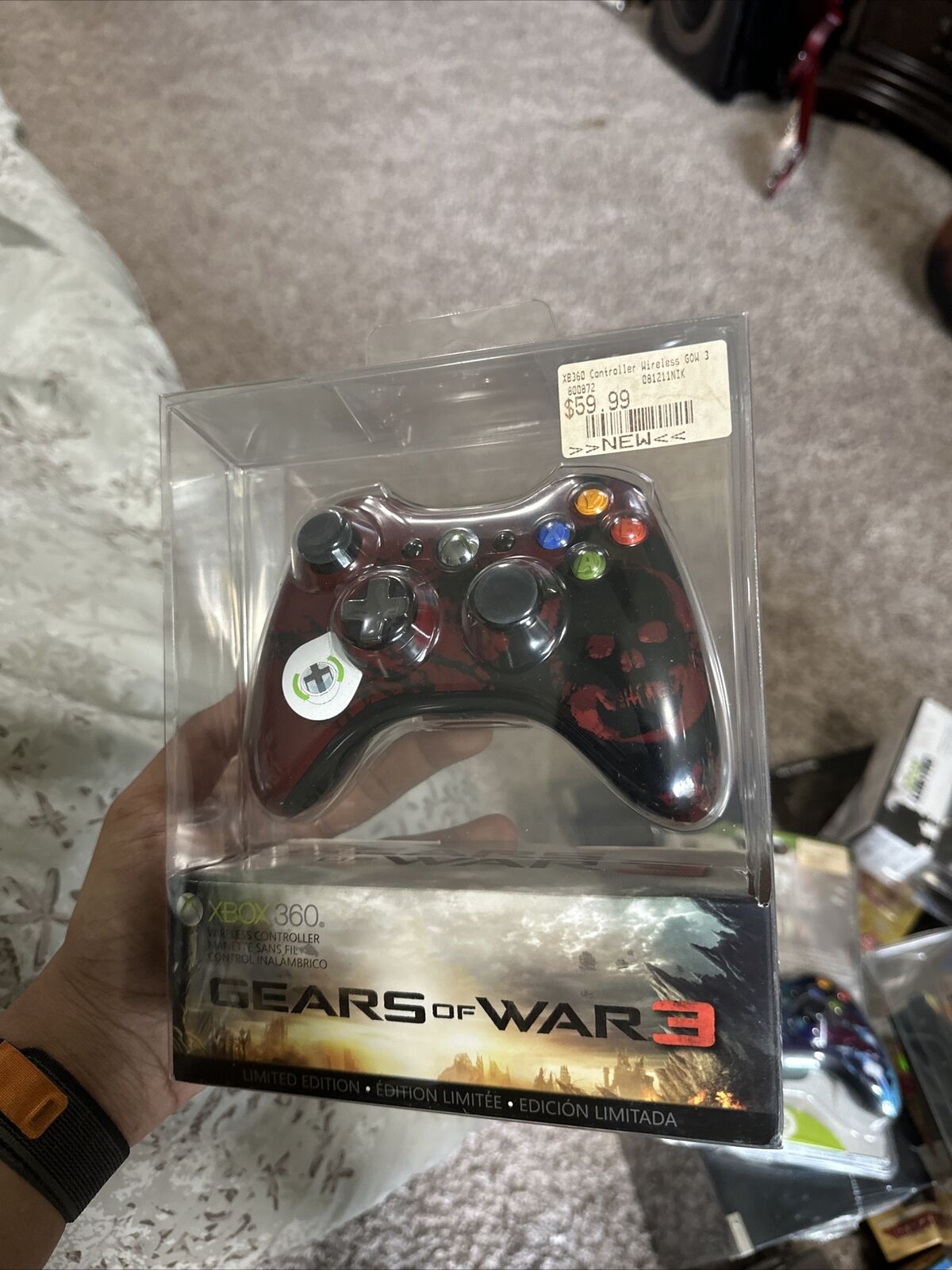 XBox 360 - Gears of War console, 2 controllers, 9 games for Sale