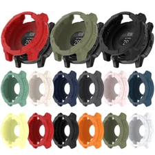 For Garmin Instinct 3 45MM  50MM Rugged TPU Protective Bumper Case Cover