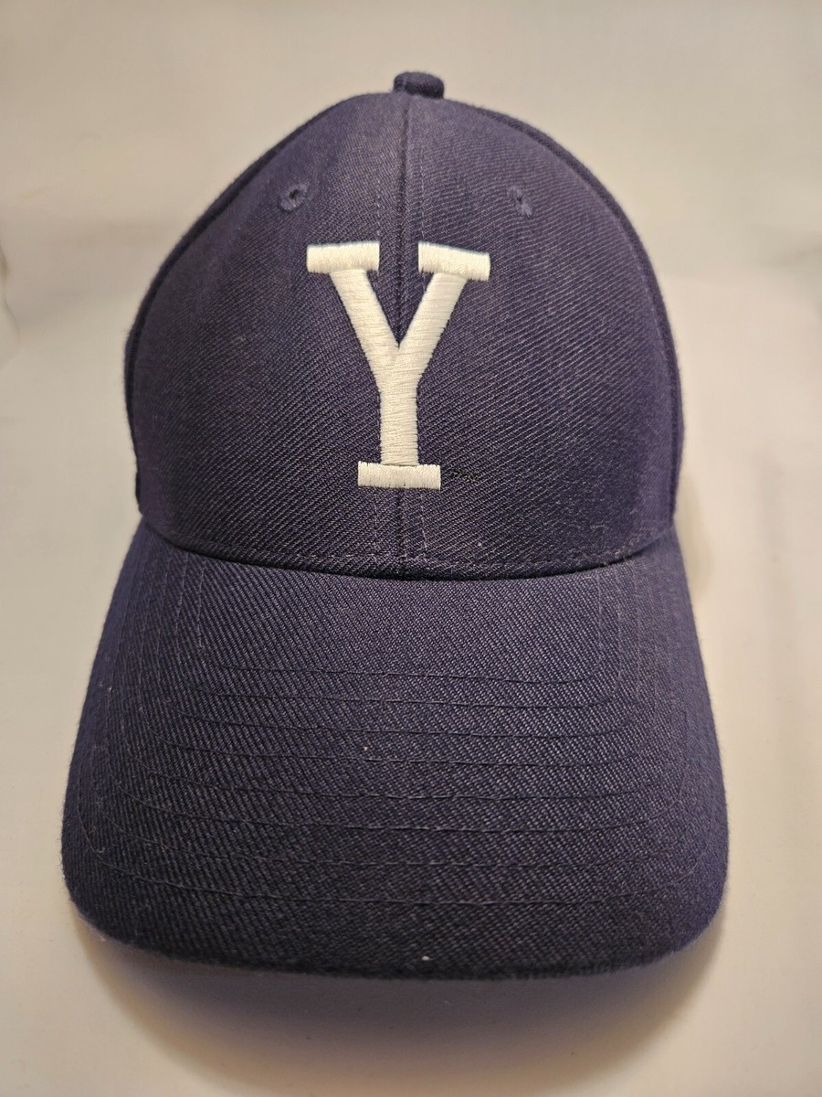 Yale University 6 7/8 Fitted NCAA Hand Crafted Navy Baseball Hat