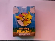 Pokemon TCG Lets Play Pikachu Theme Deck New Open Box Trading Cards