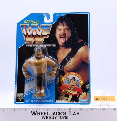 Samu of the Head Shrinkers WWF Wrestling 1993 Hasb...