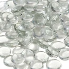 Clear Decorative Glass Pebbles Stones for Weddings, Gardens, Aquariums 17-20mm