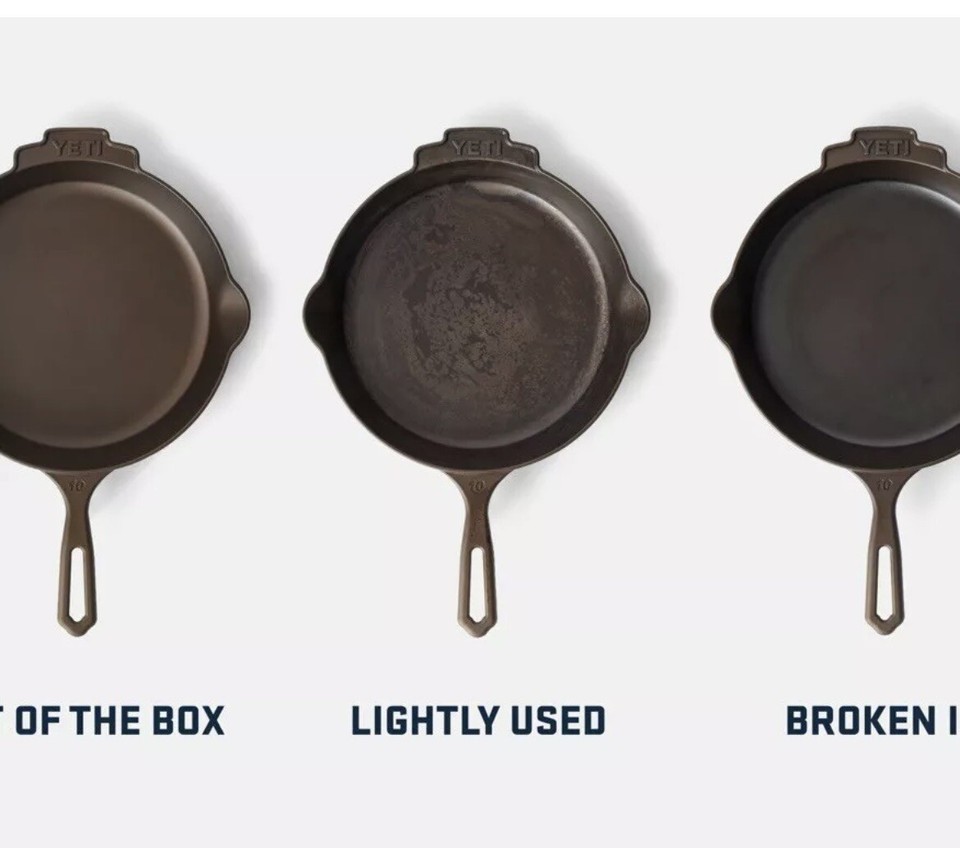 YETI Cast Iron Skillet 12" Inch Pan Butter Pat Industries BRAND NEW