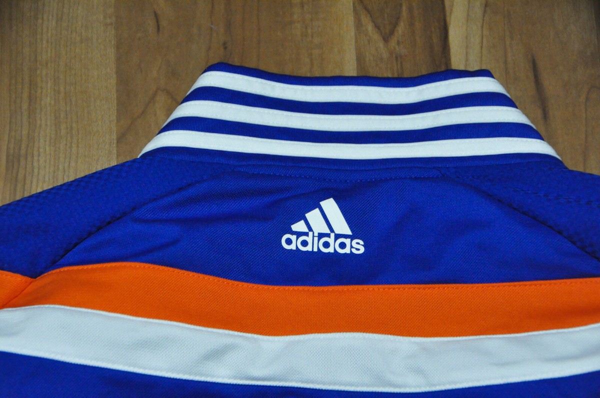 adidas New York Knicksジャケット選手用ウォームアップウェア NEW YORK KNICKS NBA BASKETBALL TRACK JACKET ADIDAS sz M MEN