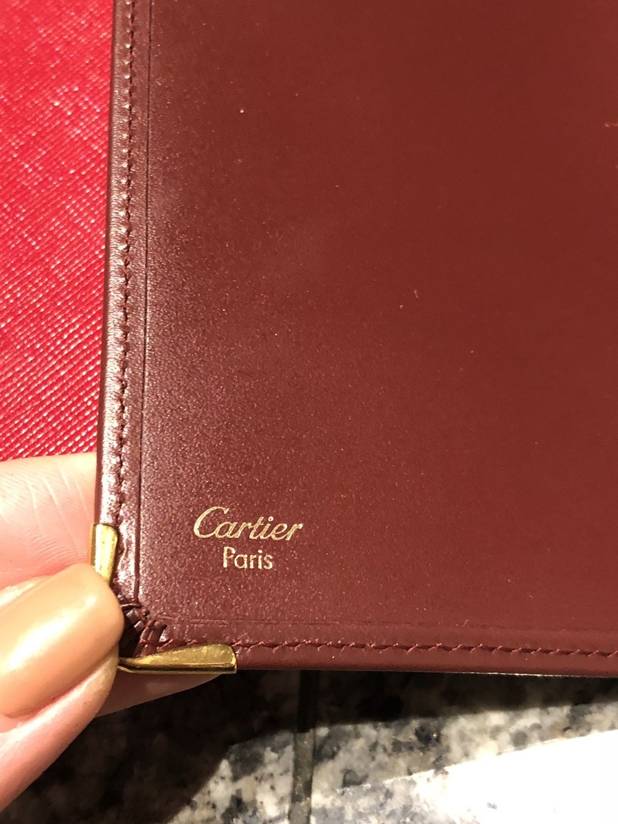 CARTIER Leather Jotter Notepad Case | eBay