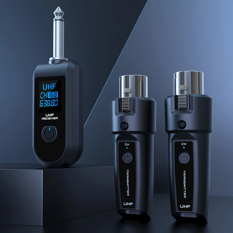 UHF Funk Mikrofon Konverter XLR Sender Empfänger Mikrofonsystem NEU - Bild 2 von 4