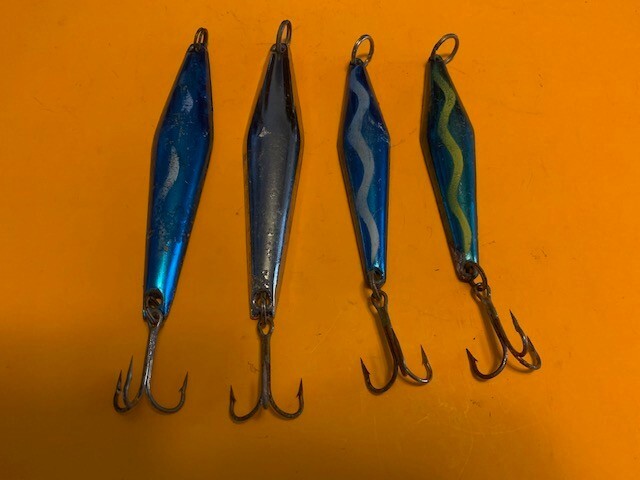 edible candy fishing lures Tsunami Forktail Jig 1-1/2 oz / Silverside Fish Finder | PRO Size:120 g Rabble Rouser its soft